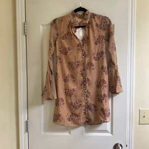 En Crème Floral Dress